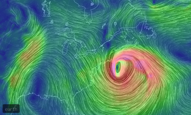 HAARP induced storm manipulated and steered into maritime provinces ...